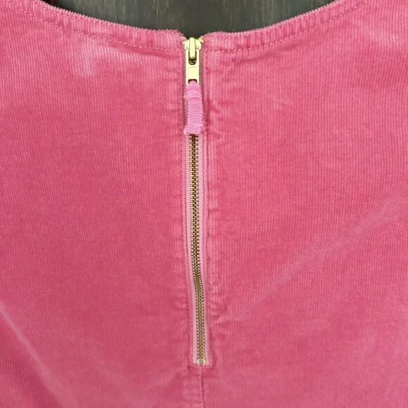 Crewcuts Pink Corduroy Jumper With Heart Pocket Girls Size 10 - Picture 7 of 7